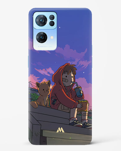 Anime Boy Lo Fi Hard Case Phone Cover (Oppo)