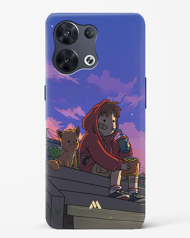 Anime Boy Lo Fi Hard Case Phone Cover (Oppo)