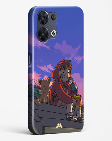 Anime Boy Lo Fi Hard Case Phone Cover (Oppo)