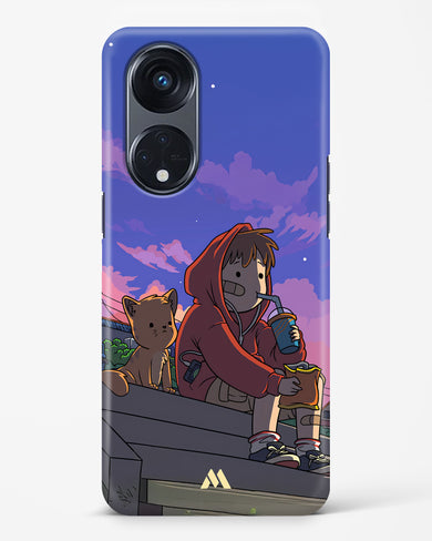 Anime Boy Lo Fi Hard Case Phone Cover (Oppo)