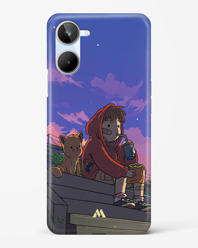 Anime Boy Lo Fi Hard Case Phone Cover (Realme)