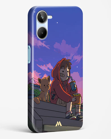 Anime Boy Lo Fi Hard Case Phone Cover (Realme)