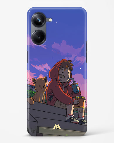 Anime Boy Lo Fi Hard Case Phone Cover (Realme)