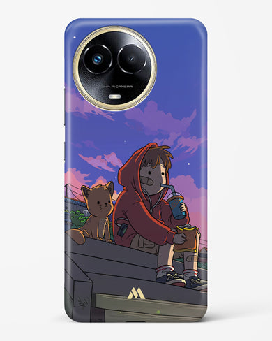 Anime Boy Lo Fi Hard Case Phone Cover (Realme)