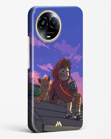 Anime Boy Lo Fi Hard Case Phone Cover (Realme)