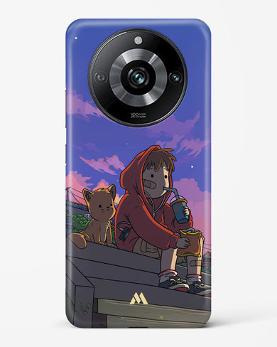 Anime Boy Lo Fi Hard Case Phone Cover (Realme)