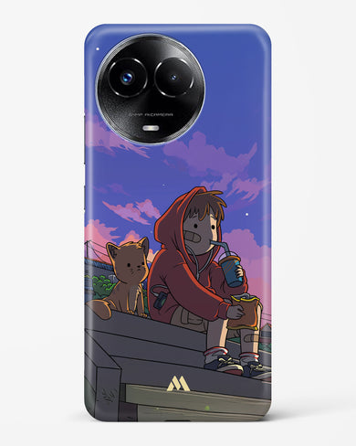 Anime Boy Lo Fi Hard Case Phone Cover (Realme)