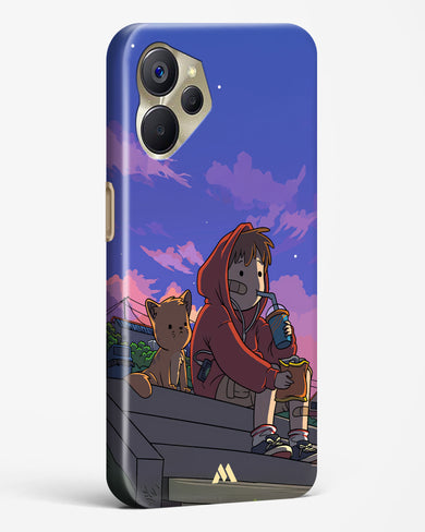 Anime Boy Lo Fi Hard Case Phone Cover (Realme)