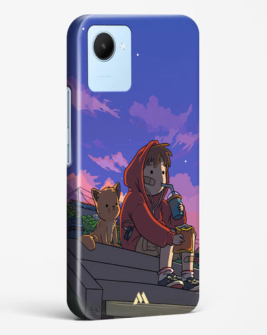 Anime Boy Lo Fi Hard Case Phone Cover (Realme)