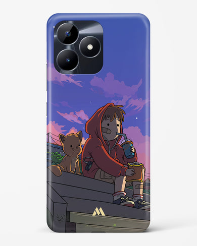 Anime Boy Lo Fi Hard Case Phone Cover (Realme)