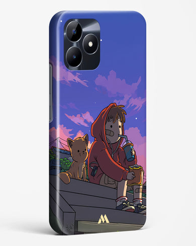 Anime Boy Lo Fi Hard Case Phone Cover (Realme)