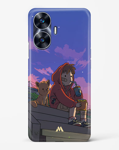 Anime Boy Lo Fi Hard Case Phone Cover (Realme)