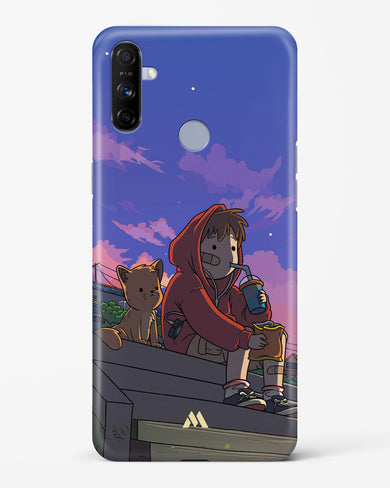 Anime Boy Lo Fi Hard Case Phone Cover (Realme)