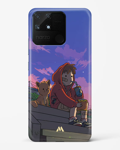 Anime Boy Lo Fi Hard Case Phone Cover (Realme)