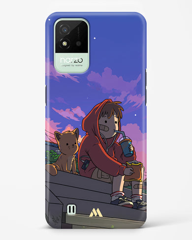 Anime Boy Lo Fi Hard Case Phone Cover (Realme)