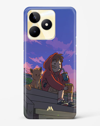 Anime Boy Lo Fi Hard Case Phone Cover (Realme)