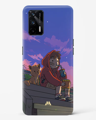 Anime Boy Lo Fi Hard Case Phone Cover (Realme)