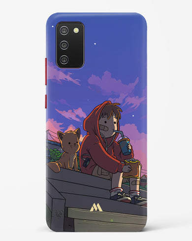 Anime Boy Lo Fi Hard Case Phone Cover (Samsung)