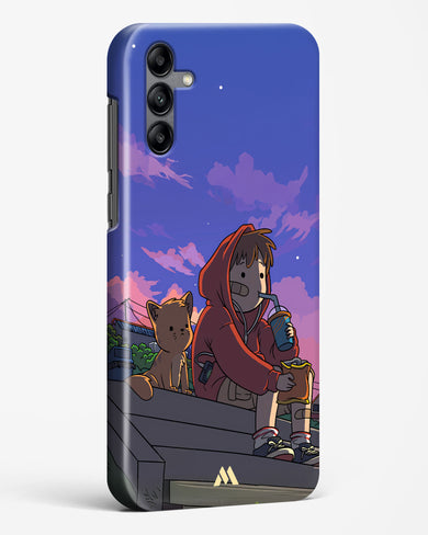 Anime Boy Lo Fi Hard Case Phone Cover (Samsung)