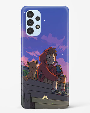 Anime Boy Lo Fi Hard Case Phone Cover (Samsung)