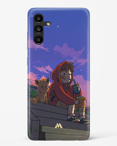 Anime Boy Lo Fi Hard Case Phone Cover (Samsung)