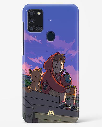 Anime Boy Lo Fi Hard Case Phone Cover (Samsung)