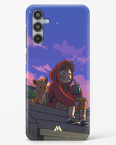 Anime Boy Lo Fi Hard Case Phone Cover (Samsung)