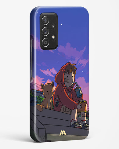 Anime Boy Lo Fi Hard Case Phone Cover (Samsung)