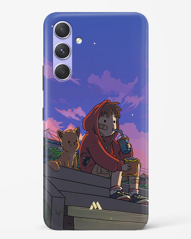 Anime Boy Lo Fi Hard Case Phone Cover (Samsung)