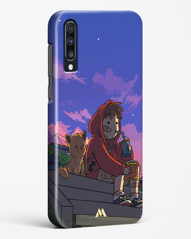 Anime Boy Lo Fi Hard Case Phone Cover (Samsung)