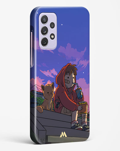 Anime Boy Lo Fi Hard Case Phone Cover (Samsung)