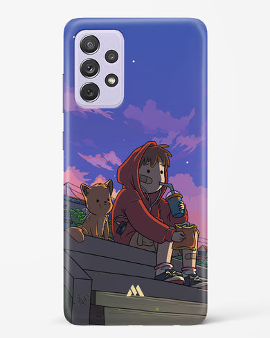 Anime Boy Lo Fi Hard Case Phone Cover (Samsung)