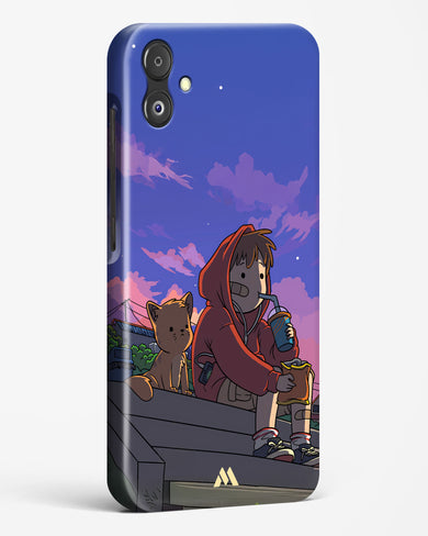 Anime Boy Lo Fi Hard Case Phone Cover (Samsung)