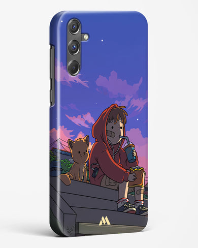 Anime Boy Lo Fi Hard Case Phone Cover (Samsung)