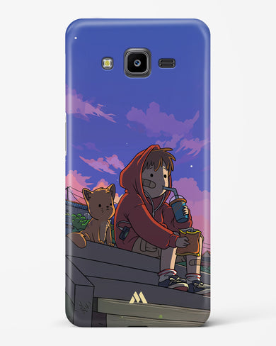 Anime Boy Lo Fi Hard Case Phone Cover (Samsung)