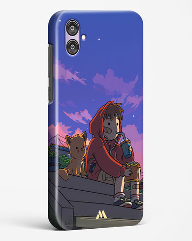 Anime Boy Lo Fi Hard Case Phone Cover (Samsung)