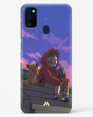 Anime Boy Lo Fi Hard Case Phone Cover (Samsung)