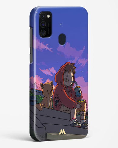 Anime Boy Lo Fi Hard Case Phone Cover (Samsung)