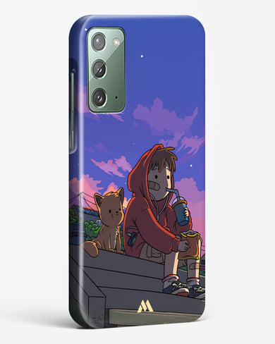 Anime Boy Lo Fi Hard Case Phone Cover (Samsung)