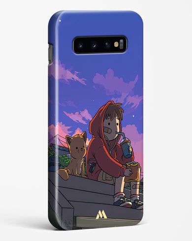 Anime Boy Lo Fi Hard Case Phone Cover (Samsung)