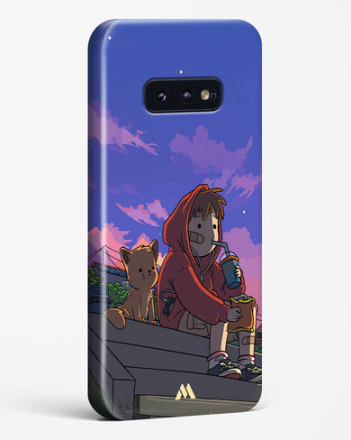 Anime Boy Lo Fi Hard Case Phone Cover (Samsung)