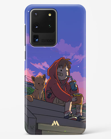 Anime Boy Lo Fi Hard Case Phone Cover (Samsung)