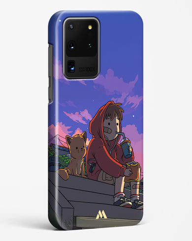 Anime Boy Lo Fi Hard Case Phone Cover (Samsung)