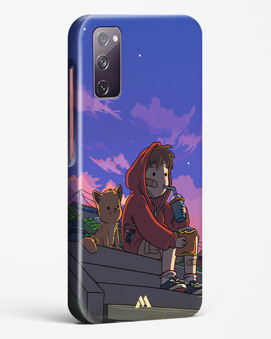 Anime Boy Lo Fi Hard Case Phone Cover (Samsung)