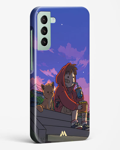 Anime Boy Lo Fi Hard Case Phone Cover (Samsung)