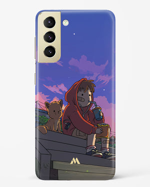 Anime Boy Lo Fi Hard Case Phone Cover (Samsung)