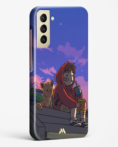 Anime Boy Lo Fi Hard Case Phone Cover (Samsung)