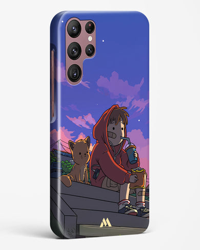 Anime Boy Lo Fi Hard Case Phone Cover (Samsung)