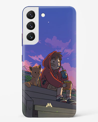 Anime Boy Lo Fi Hard Case Phone Cover (Samsung)