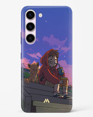 Anime Boy Lo Fi Hard Case Phone Cover (Samsung)